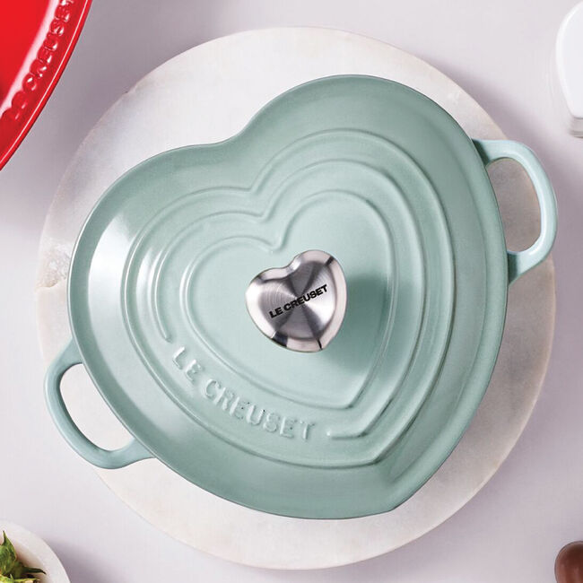 Le Creuset Online Stainless Steel Heart Knob - Stainless Steel Heart Knob - Image 2