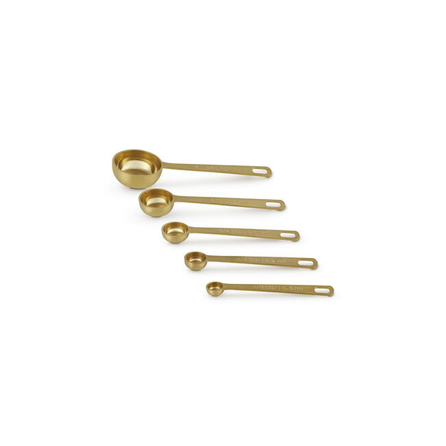 Le Creuset Online Gold 5-Piece Measuring Spoon Set - Gold 5-Piece Measuring Spoon Set - Image 3