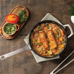Alternative view of Le Creuset Online Essential Non-stick Ceramic Saut?? Pan with Glass Lid - Essential Non-stick Ceramic Saut?? Pan with Glass Lid