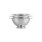 Le Creuset Online Stainless Steel 3-Piece Colander Set - Stainless Steel 3-Piece Colander Set - Image 9