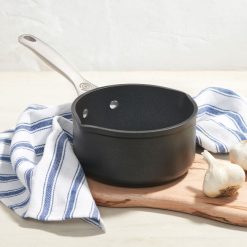 Le Creuset Online Toughened Non-stick PRO Saucepan with Dual Pour Spouts - Toughened Non-stick PRO Saucepan with Dual Pour Spouts