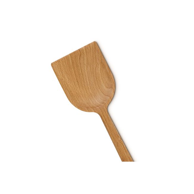 Le Creuset Online Signature Wood Scraper Spoon - Signature Wood Scraper Spoon - Image 5