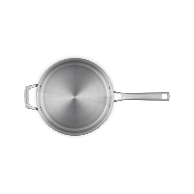 Le Creuset Online Essential Stainless Steel Saut?? Pan - Essential Stainless Steel Saut?? Pan - Image 9