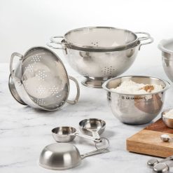 Le Creuset Online Stainless Steel 3-Piece Colander Set - Stainless Steel 3-Piece Colander Set