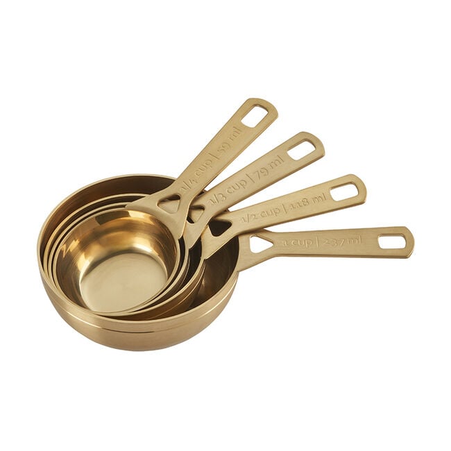 Le Creuset Online Gold 4-Piece Measuring Cup Set - Gold 4-Piece Measuring Cup Set - Image 2