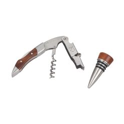 Alternative view of Le Creuset Online Rosewood Waiter's Friend and Stopper Gift Set - Rosewood Waiter's Friend and Stopper Gift Set
