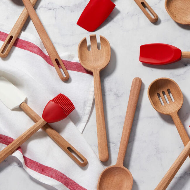 Le Creuset Online Signature Wood Serving Fork - Signature Wood Serving Fork