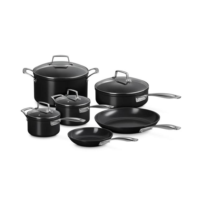 Le Creuset Online Essential Non-stick Ceramic 10-Piece lec27ware Set - Essential Non-stick Ceramic 10-Piece lec27ware Set - Image 3