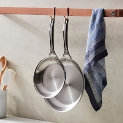 Alternative view of Le Creuset Online Signature Stainless Steel 2-Piece Fry Pan Set - Signature Stainless Steel 2-Piece Fry Pan Set