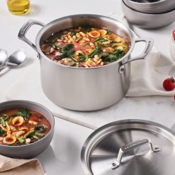 Le Creuset Online Essential Stainless Steel Deep Round Stockpot - Essential Stainless Steel Deep Round Stockpot