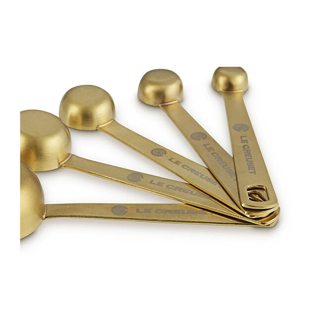 Le Creuset Online Gold 5-Piece Measuring Spoon Set - Gold 5-Piece Measuring Spoon Set - Image 5