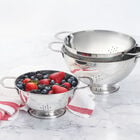 Le Creuset Online Stainless Steel 3-Piece Colander Set - Stainless Steel 3-Piece Colander Set - Image 7