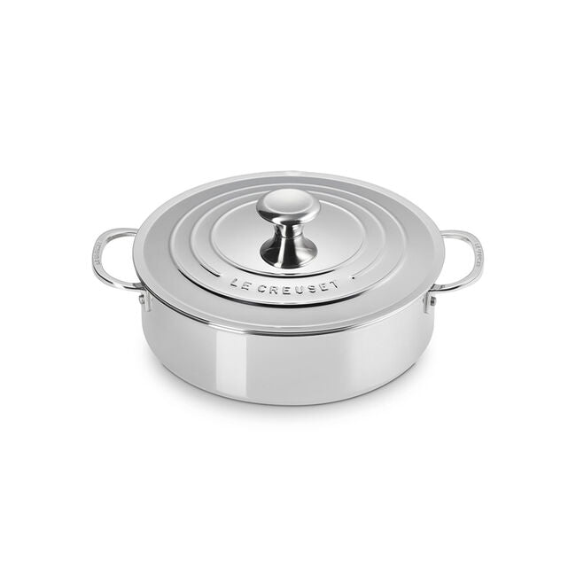 Le Creuset Online Signature Stainless Steel Rondeau Pan - Signature Stainless Steel Rondeau Pan - Image 4