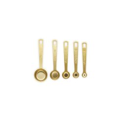 Alternative view of Le Creuset Online Gold 5-Piece Measuring Spoon Set - Gold 5-Piece Measuring Spoon Set