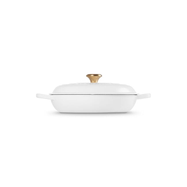 Le Creuset Online Signature Braiser with Gold Knob - Signature Braiser with Gold Knob - Image 3