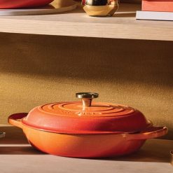 Alternative view of Le Creuset Online Signature Round Braiser with Crucible Knob - Signature Round Braiser with Crucible Knob