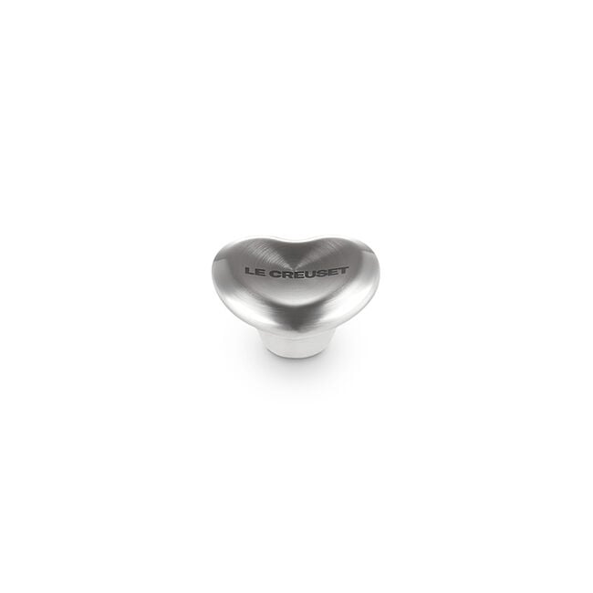 Le Creuset Online Stainless Steel Heart Knob - Stainless Steel Heart Knob - Image 6