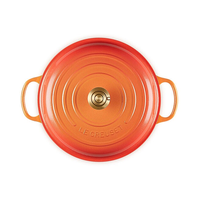 Le Creuset Online Signature Round Braiser with Crucible Knob - Signature Round Braiser with Crucible Knob - Image 7