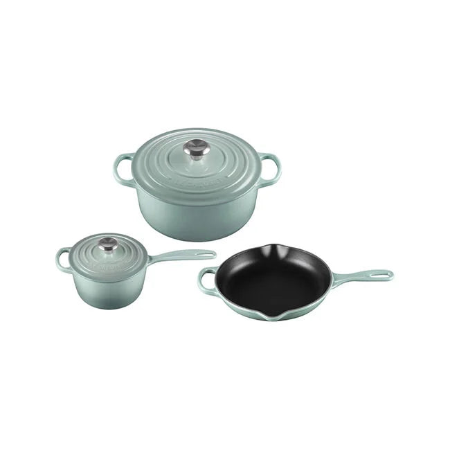 Le Creuset Online Signature Enameled Cast Iron 5-Piece lec27ware Set - Signature Enameled Cast Iron 5-Piece lec27ware Set - Image 10