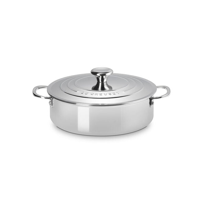 Le Creuset Online Signature Stainless Steel Rondeau Pan - Signature Stainless Steel Rondeau Pan - Image 5