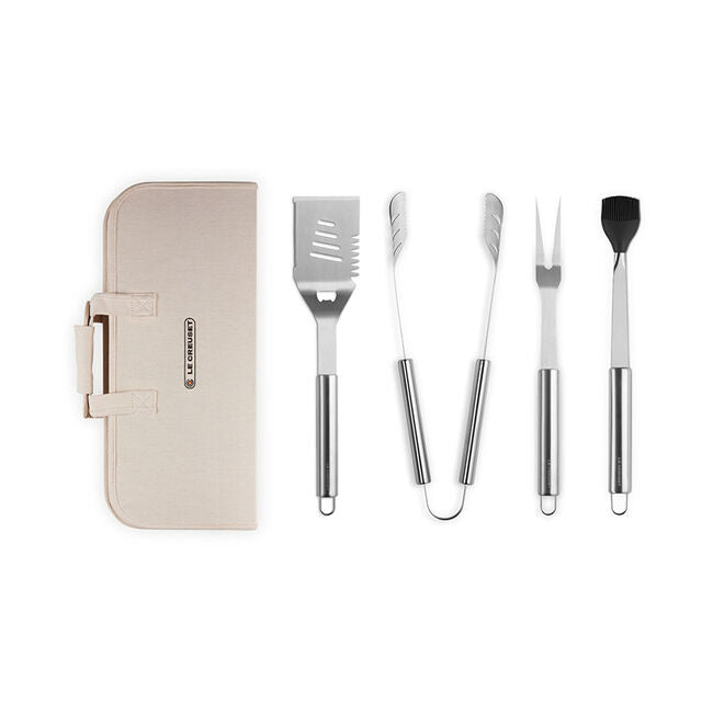 Le Creuset Online Outdoor 5-Piece Grilling Tools Set - Outdoor 5-Piece Grilling Tools Set