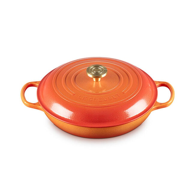 Le Creuset Online Signature Round Braiser with Crucible Knob - Signature Round Braiser with Crucible Knob - Image 6