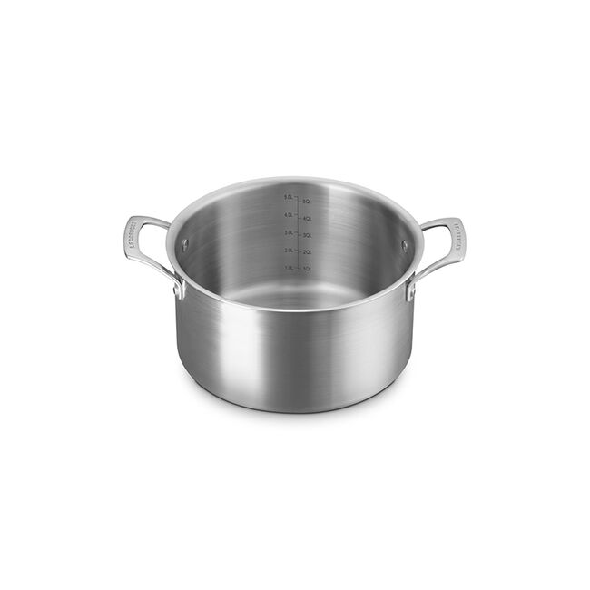 Le Creuset Online Essential Stainless Steel Deep Round Stockpot - Essential Stainless Steel Deep Round Stockpot - Image 5