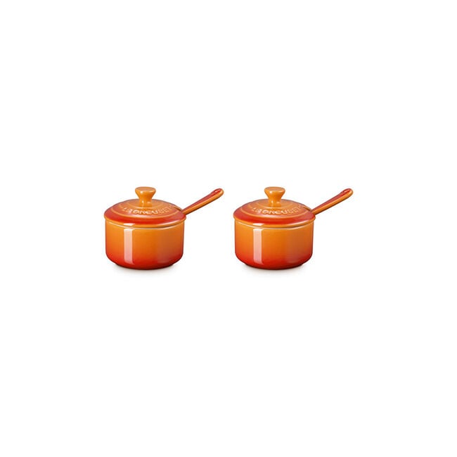 Le Creuset Online Condiment Pot with Spoon, Set of 2 - Condiment Pot with Spoon, Set of 2 - Image 5