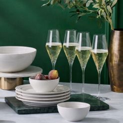 Le Creuset Online Champagne Flutes, Set of 4 - Champagne Flutes, Set of 4