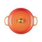 Le Creuset Online Signature Round Braiser with Crucible Knob - Signature Round Braiser with Crucible Knob - Image 12