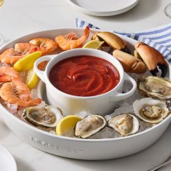 Le Creuset Online Signature Oval Chip & Dip Platter - Signature Oval Chip & Dip Platter
