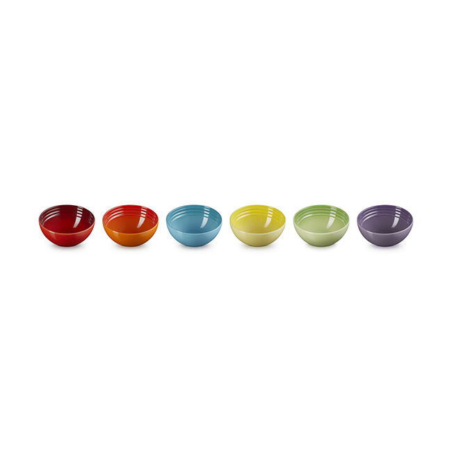 Le Creuset Online Vancouver Rainbow Snack Bowl, Set of 6 - Vancouver Rainbow Snack Bowl, Set of 6 - Image 2
