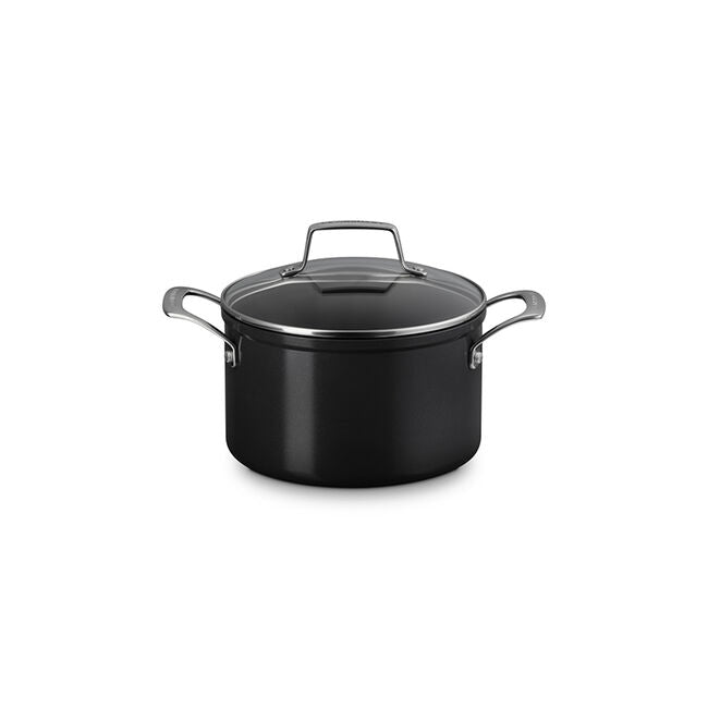Le Creuset Online Essential Non-stick Ceramic Stockpot with Glass Lid - Essential Non-stick Ceramic Stockpot with Glass Lid - Image 5