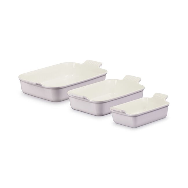 Le Creuset Online Heritage 3-Piece Rectangular Baking Dish Set - Heritage 3-Piece Rectangular Baking Dish Set - Image 9