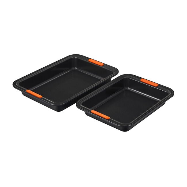 Le Creuset Online Non-stick Metal Bakeware 2-Piece Rectangular Cake Pan Set - Non-stick Metal Bakeware 2-Piece Rectangular Cake Pan Set - Image 3