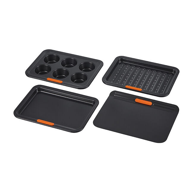Le Creuset Online Non-stick Metal Bakeware 4-Piece Toaster Oven Set - Non-stick Metal Bakeware 4-Piece Toaster Oven Set - Image 2