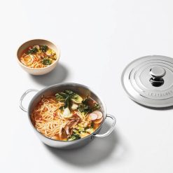 Alternative view of Le Creuset Online Signature Stainless Steel Rondeau Pan - Signature Stainless Steel Rondeau Pan