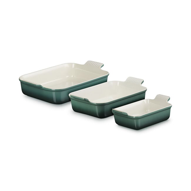 Le Creuset Online Heritage 3-Piece Rectangular Baking Dish Set - Heritage 3-Piece Rectangular Baking Dish Set - Image 31
