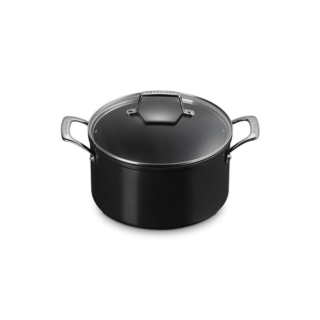 Le Creuset Online Essential Non-stick Ceramic Stockpot with Glass Lid - Essential Non-stick Ceramic Stockpot with Glass Lid - Image 6