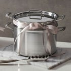 Le Creuset Online Classic Stainless Steel Pasta Pot with Colander Insert - Classic Stainless Steel Pasta Pot with Colander Insert - Image 3