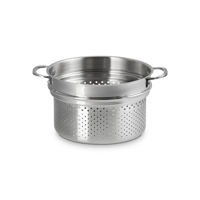 Le Creuset Online Signature Stainless Steel Stockpot with Colander Insert - Signature Stainless Steel Stockpot with Colander Insert - Image 6