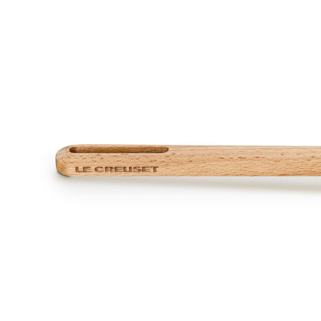 Le Creuset Online Signature Wood Slotted Spoon - Signature Wood Slotted Spoon - Image 4