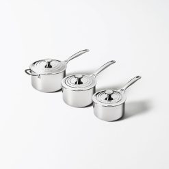 Alternative view of Le Creuset Online Signature Stainless Steel Saucepan - Signature Stainless Steel Saucepan