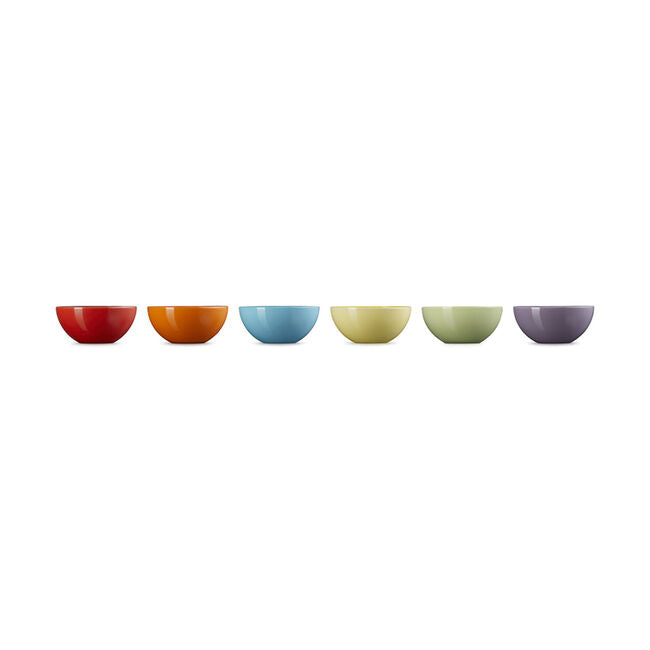 Le Creuset Online Vancouver Rainbow Snack Bowl, Set of 6 - Vancouver Rainbow Snack Bowl, Set of 6 - Image 3