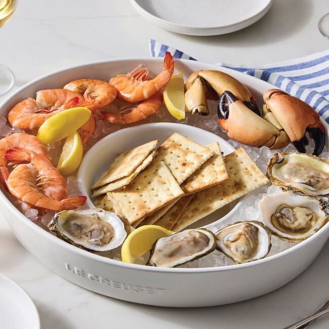 Le Creuset Online Signature Oval Chip & Dip Platter - Signature Oval Chip & Dip Platter - Image 2