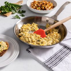 Alternative view of Le Creuset Online Signature Stainless Steel Fry Pan - Signature Stainless Steel Fry Pan