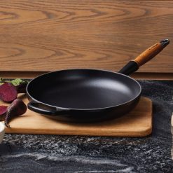 Alternative view of Le Creuset Online Alpine Wood Handle Fry Pan - Alpine Wood Handle Fry Pan