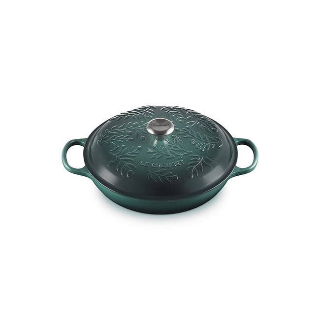 Le Creuset Online Olive Branch Collection Signature Braiser - Olive Branch Collection Signature Braiser - Image 3