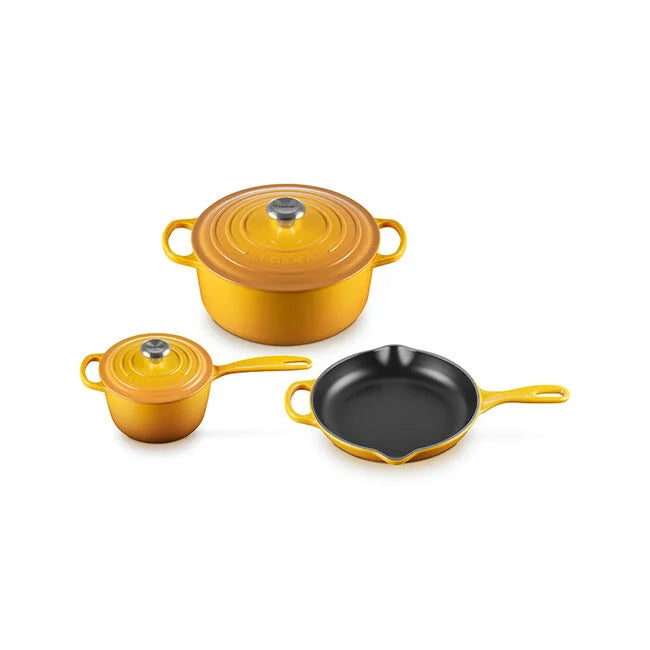 Le Creuset Online Signature Enameled Cast Iron 5-Piece lec27ware Set - Signature Enameled Cast Iron 5-Piece lec27ware Set - Image 7