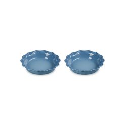 Le Creuset Online Heritage Fluted Pie Dish 2-Piece Set - Heritage Fluted Pie Dish 2-Piece Set